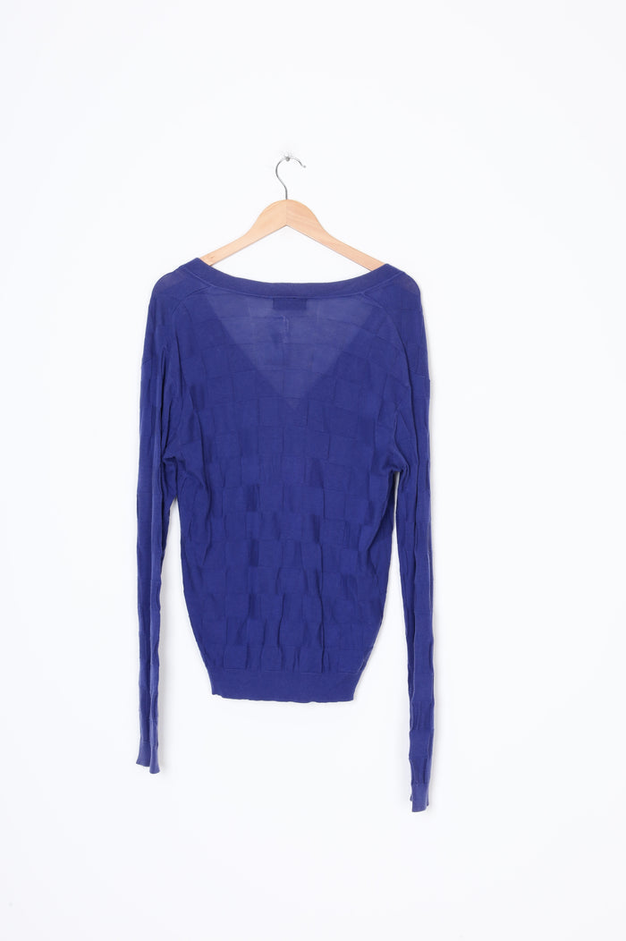 Standard Issue Womens Blue Cardigan Size S