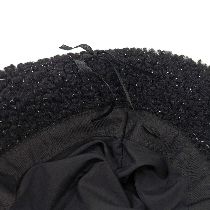 Teddy Bear Sparkling Bucket Hat - Black