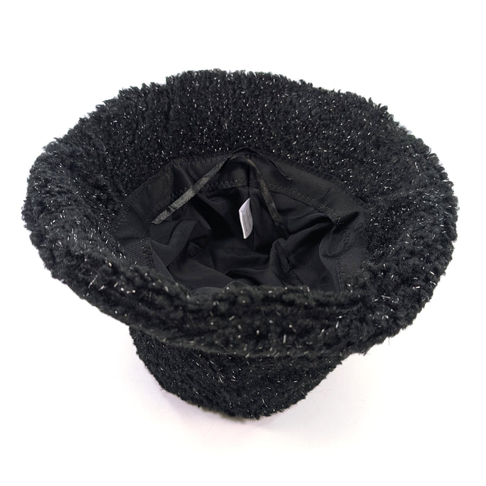 Teddy Bear Sparkling Bucket Hat - Black