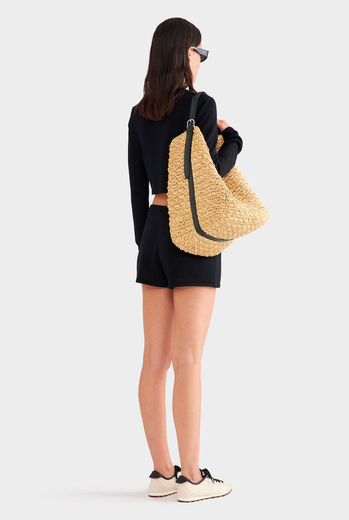 Tencel Silk Knit Short - Black
