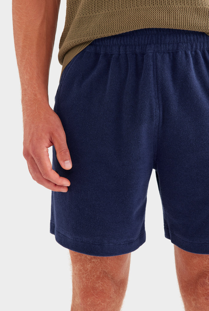 Terry Lounge Short - Navy