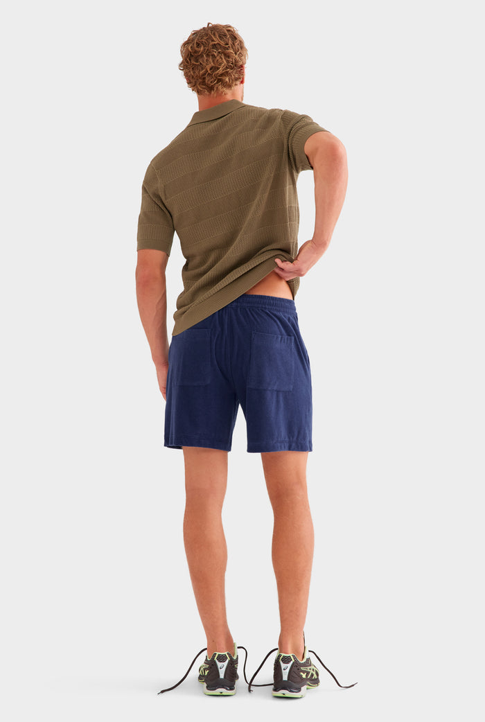 Terry Lounge Short - Navy