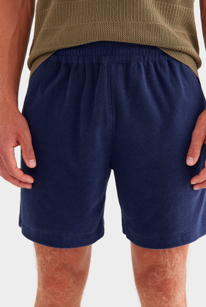 Terry Lounge Short - Navy
