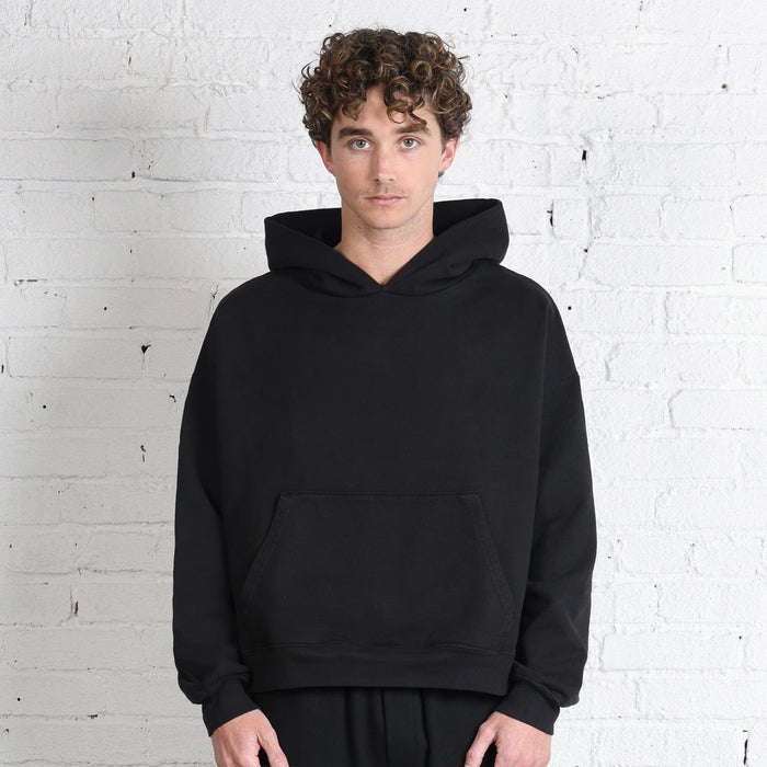 The Bowery Crop Hoodie Classic Black