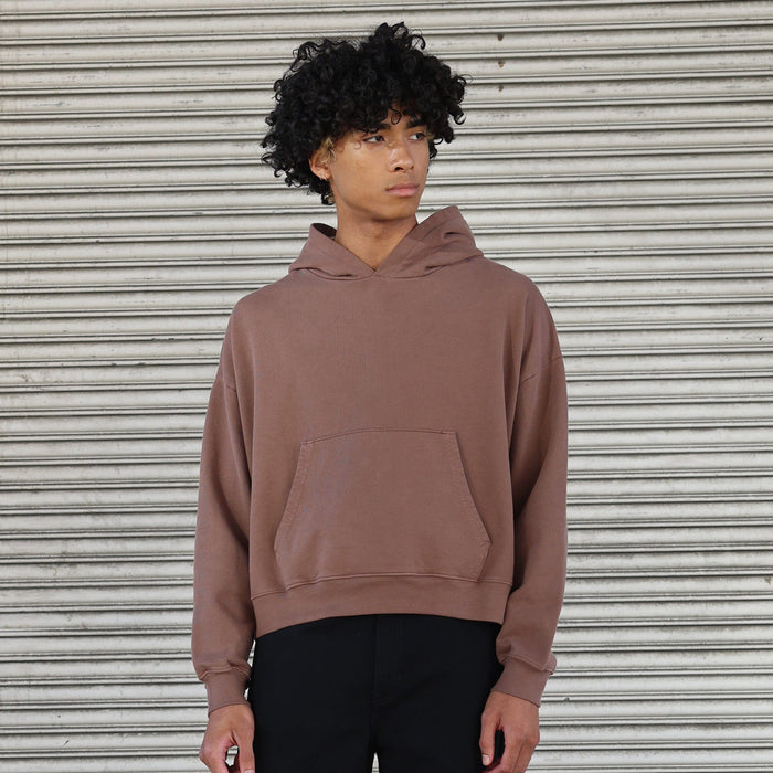 The Bowery Crop Hoodie | Coming Soon Carob Brown