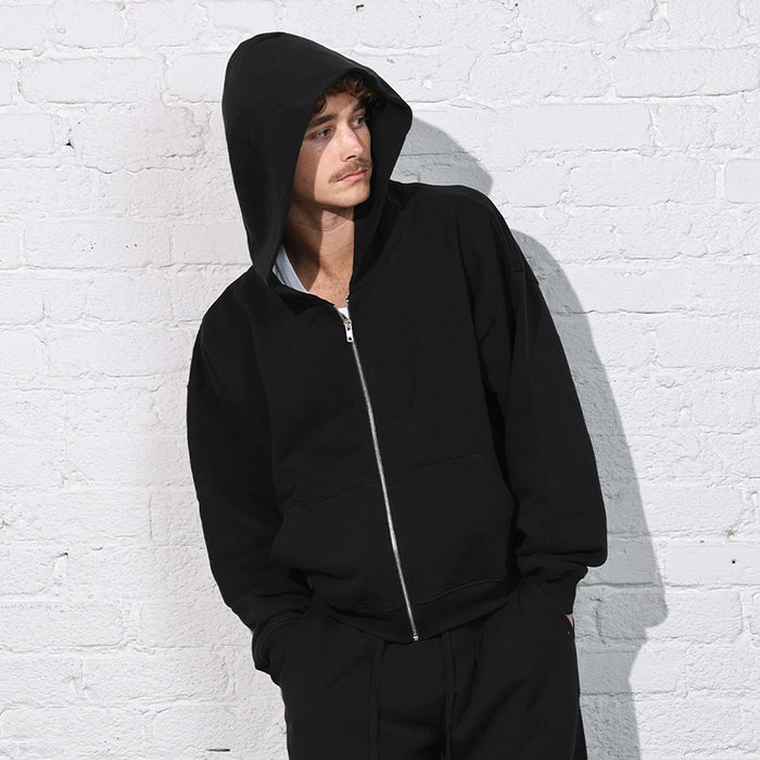 The Mercer Crop Zip II True Black