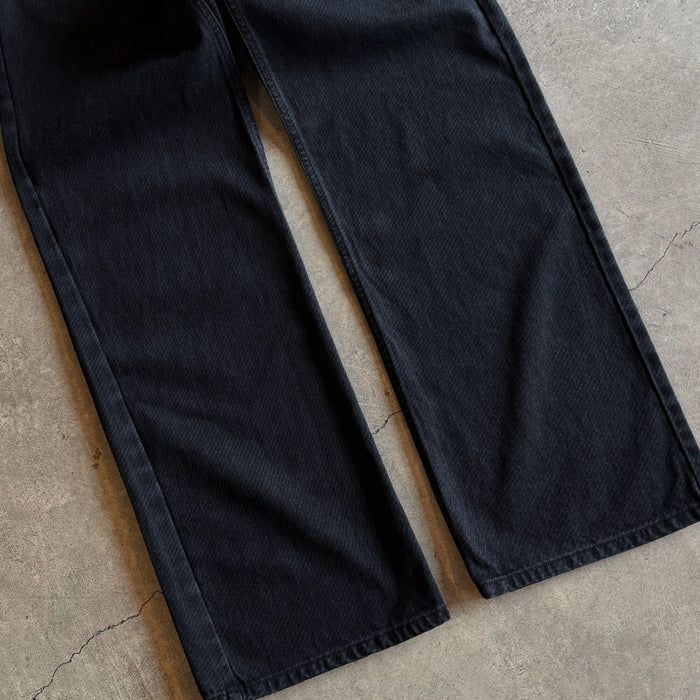 Tokyo Dad Jeans | Straight-Wide Leg Stoned Black