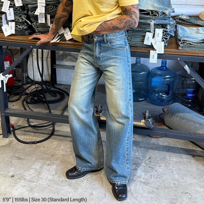 Tokyo Jeans | Straight-Wide Leg Vintage Desert Wash