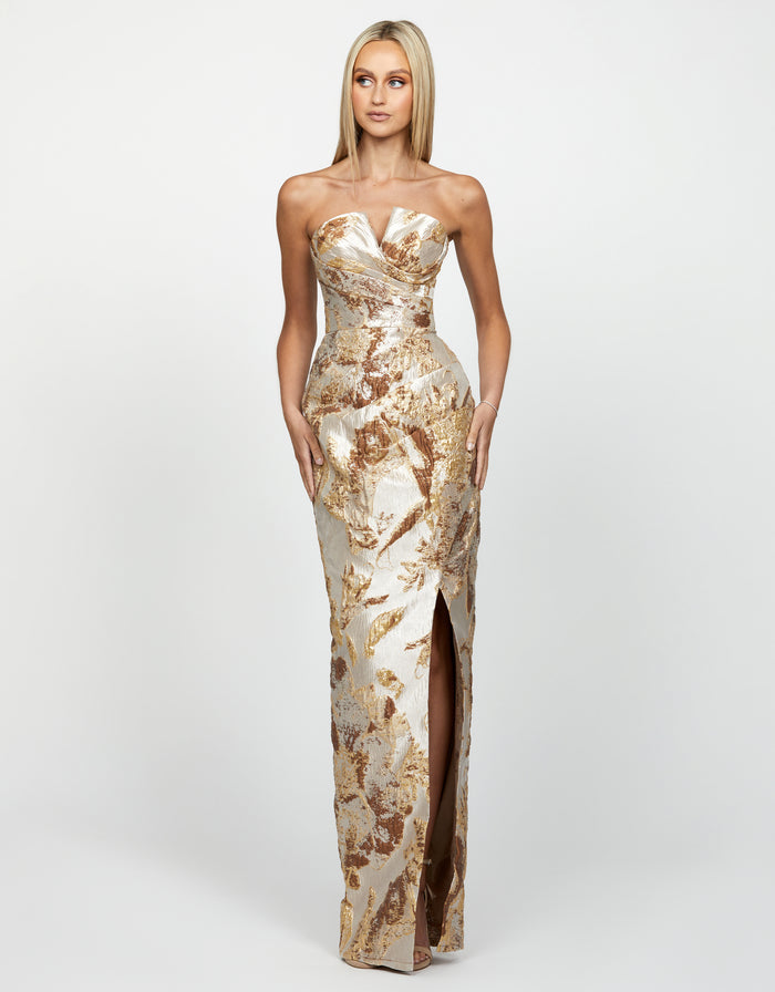 Tonaya Strapless Gown - Dress - Bariano
