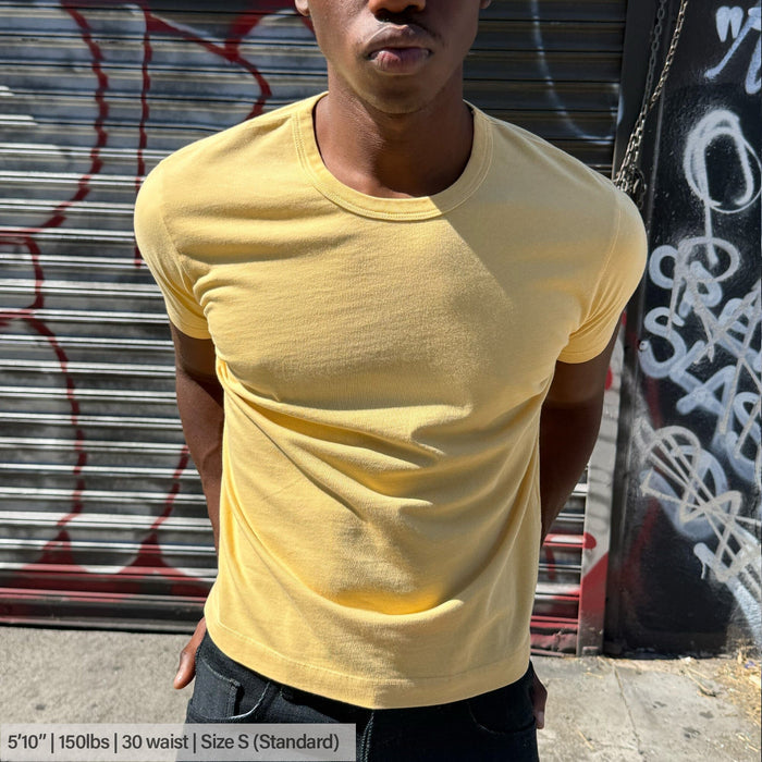 Tony Baby Tee II | Mens T-Shirt Butter Yellow