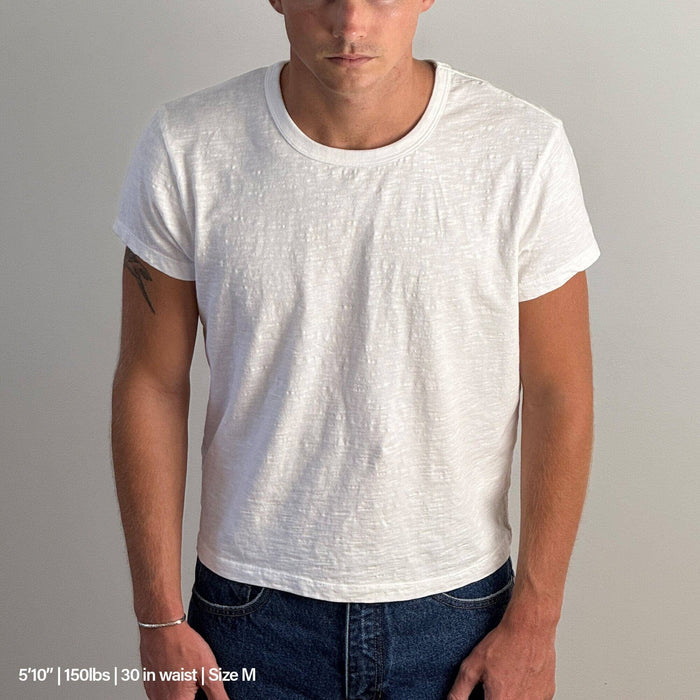 2-Pack | Tony Baby Tee | Slub | Mens T-Shirt Classic White | Classic Black