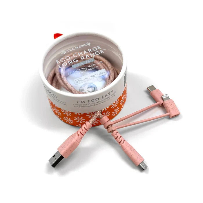 Two Faced 6’ Cord Pink