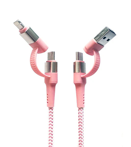 Two Faced 6’ Cord Pink