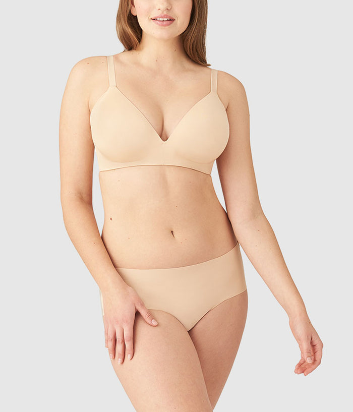 Ultimate Side Smoother Wire Free T-Shirt Bra: Sand