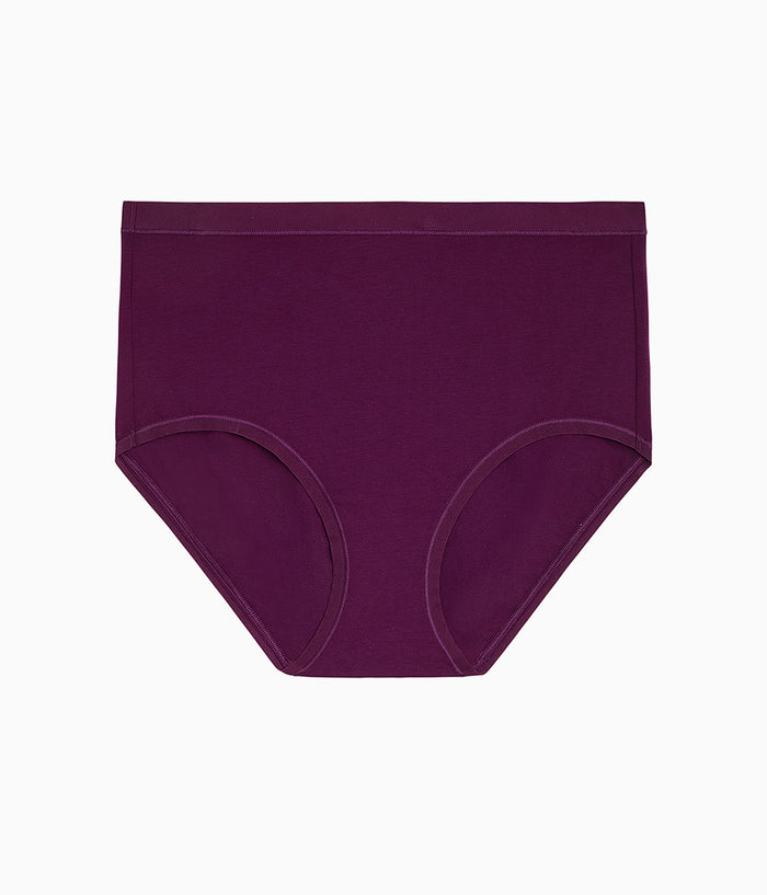 Understated Cotton Brief: Winter Bloom