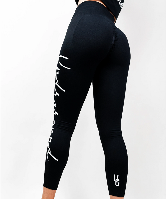 UNDRGROUND Booty Shaper Scrunch Tights (Black)