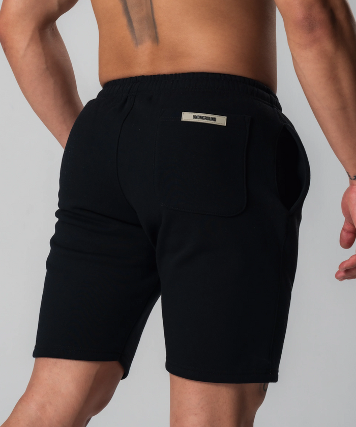 UNDRGROUND Cotton Shorts x Reflective Print (Black)