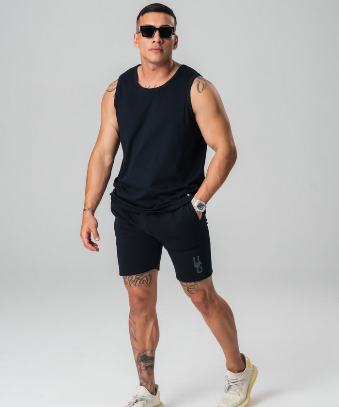 UNDRGROUND Cotton Singlet (Black)