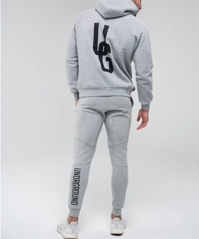 UNDRGROUND Essential Tapered Joggers (Marble Grey)