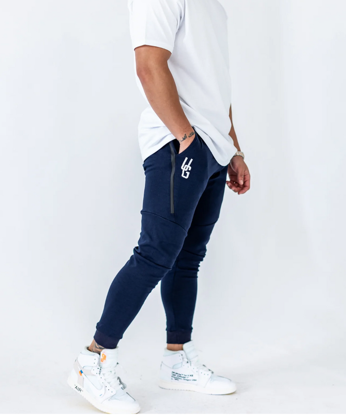 UNDRGROUND Essential Tapered Joggers (Navy)