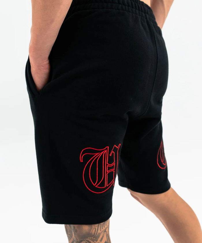 UNDRGROUND Heavy Weight Shorts (Black/Red)