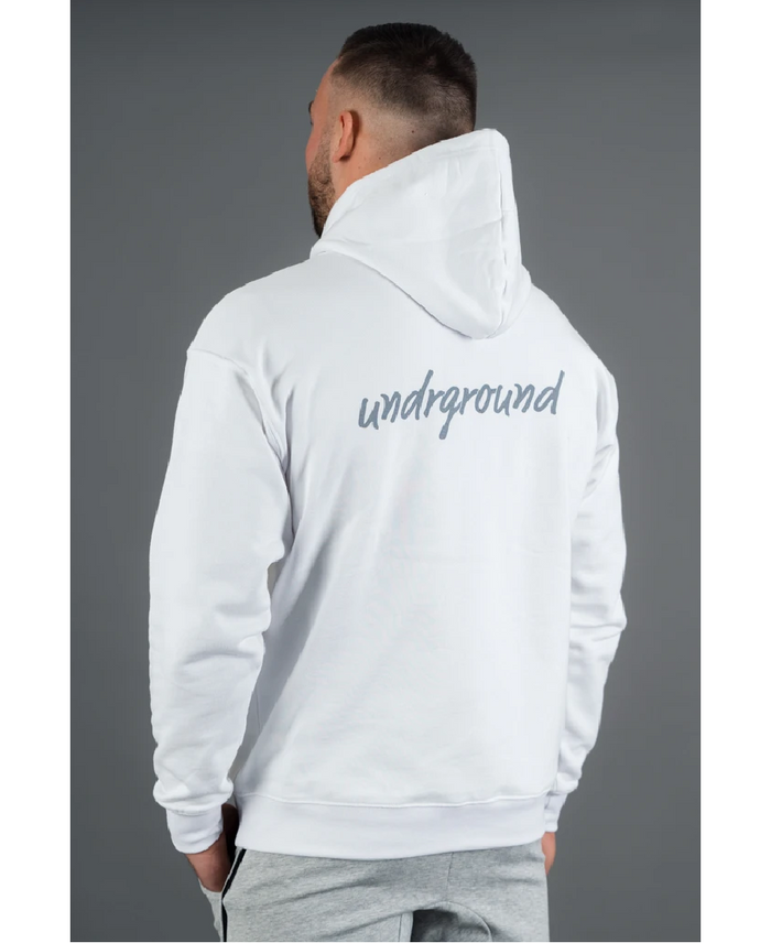 UNDRGROUND OTR Hoodie (White/Grey)