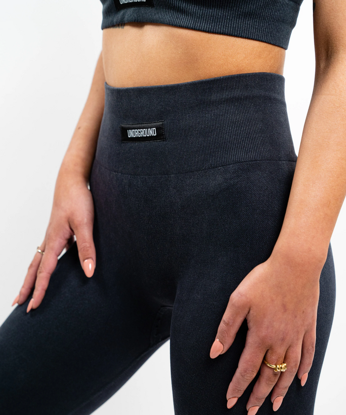 UNDRGROUND Seamless Tights (Washed Out Black)