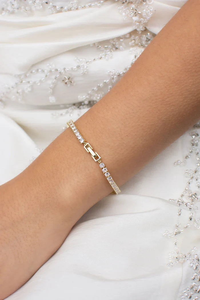 Valentina Bracelet Gold - Jewellery - Windsor Bridal Jewellery
