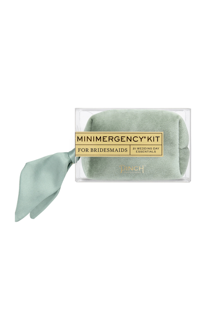 Velvet Minimergency Kits for Bridesmaids Sage - Giftware - Pinch Provisions