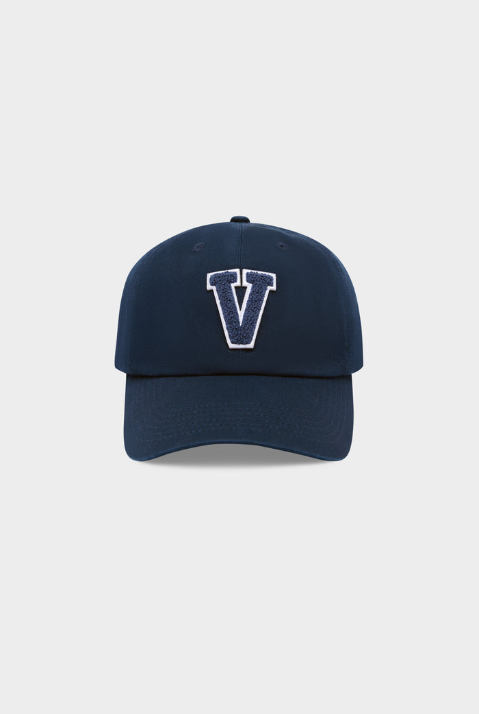 Venroy Varsity Cotton Twill Cap - Navy