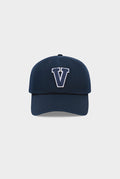 Venroy Varsity Cotton Twill Cap - Navy