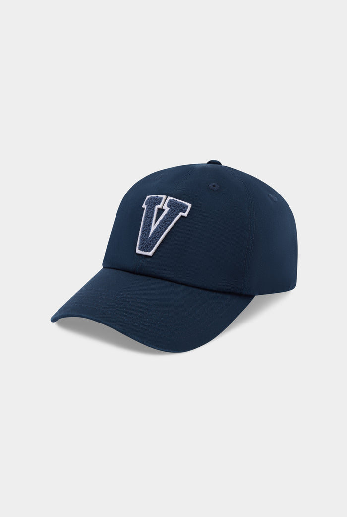 Venroy Varsity Cotton Twill Cap - Navy