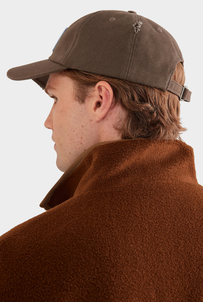 Venroy Washed Canvas Cap - Olive