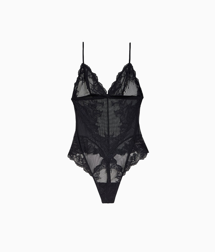 Vivid Attraction Bodysuit: Black