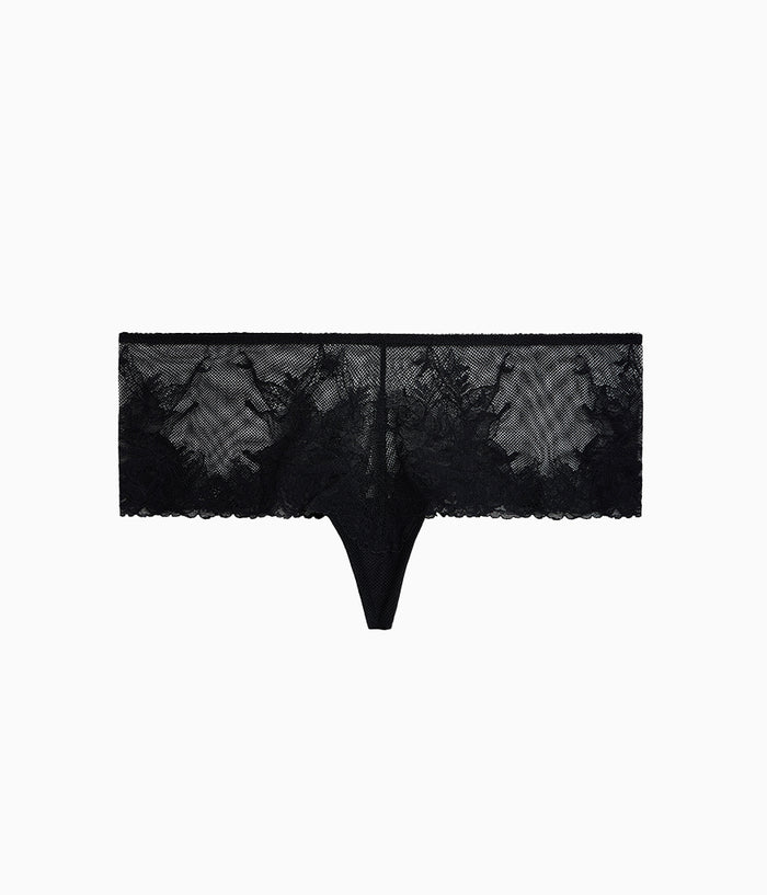 Vivid Attraction Tanga: Black