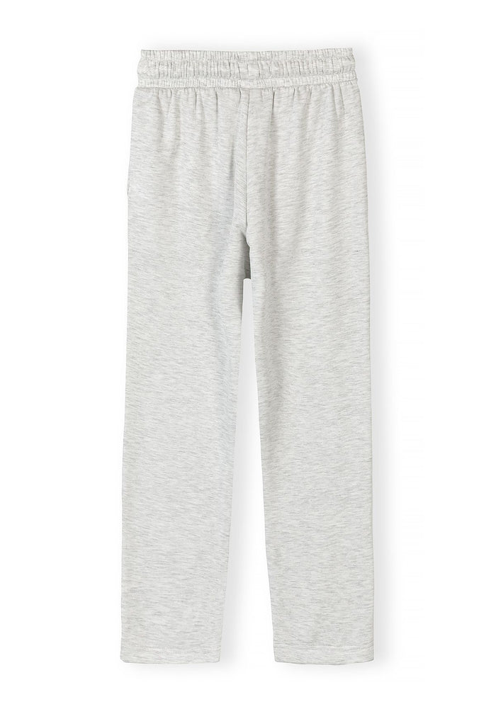 Wide Leg Joggers, Light Grey - 3