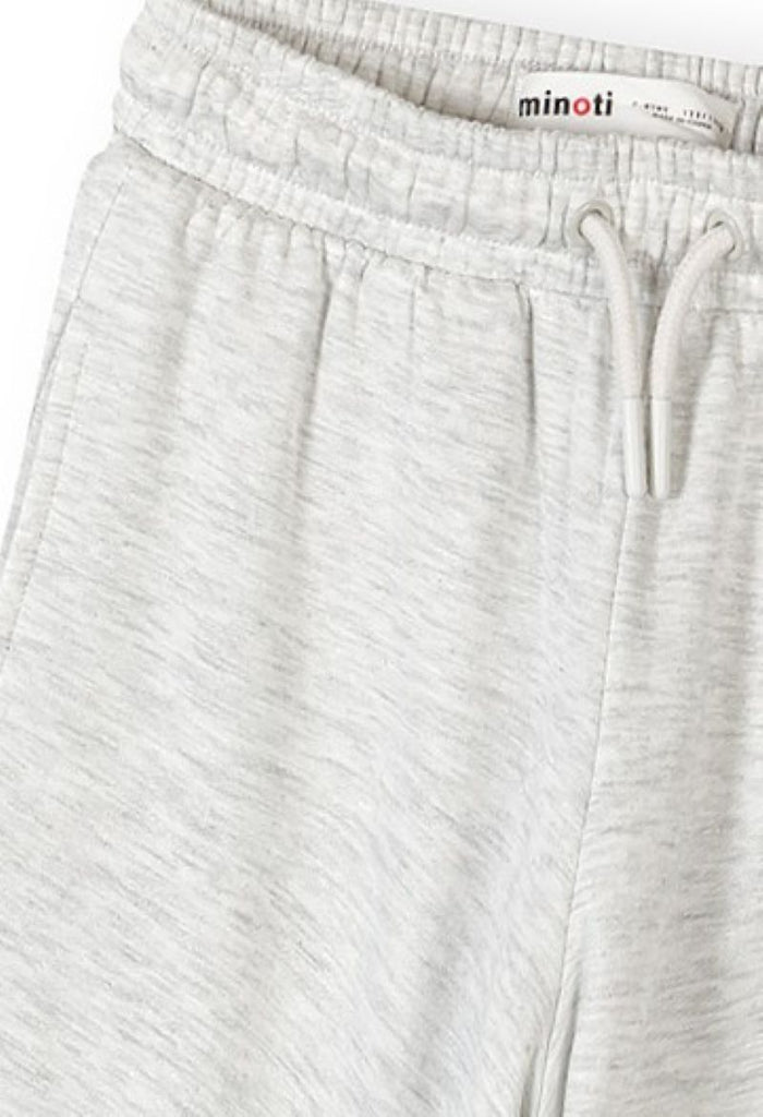 Wide Leg Joggers, Light Grey - 4
