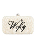 Wife Box Clutch - Ivory And Black - Accessory - From St Xavier