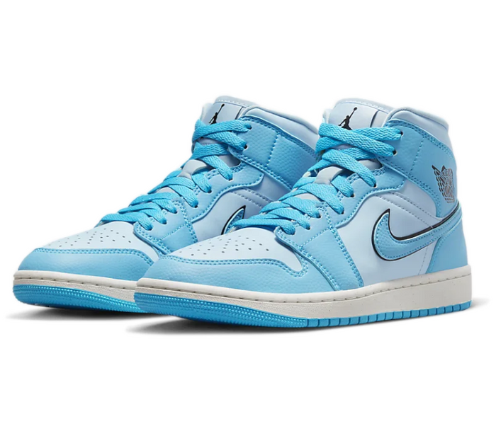 Women's Nike Air Jordan 1 Mid SE (Ice Blue)