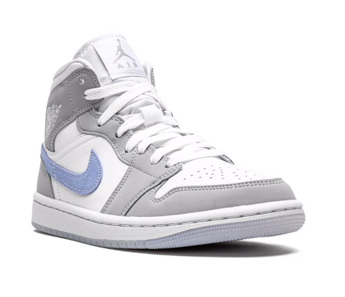Women's Nike Air Jordan 1 Mid (Wolf Grey/Aluminium)