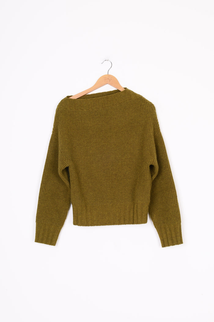 Wynn Hamlyn Womens Green Jumper Size XS