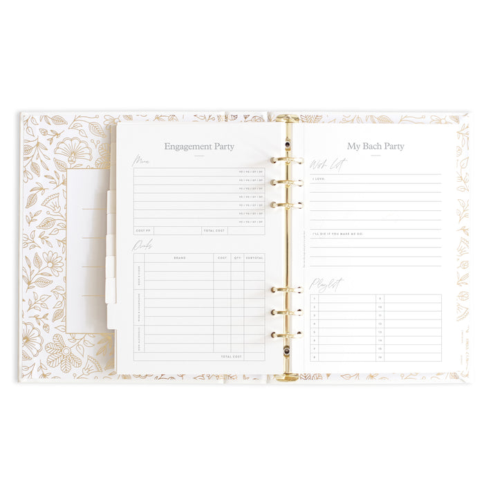 You + Me Wedding Planner Hard Cover Ivory - Giftware - Fox and Fallow