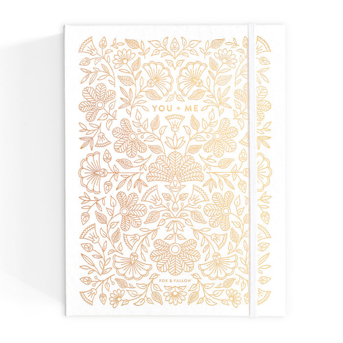You + Me Wedding Planner Hard Cover Ivory - Giftware - Fox and Fallow