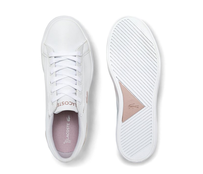 Youth/Junior Lacoste Lerond 0921 CUJ (White/Pink)