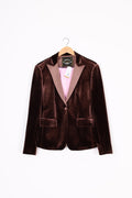 Yvonne Bennetti Womens Brown Blazer Size 4